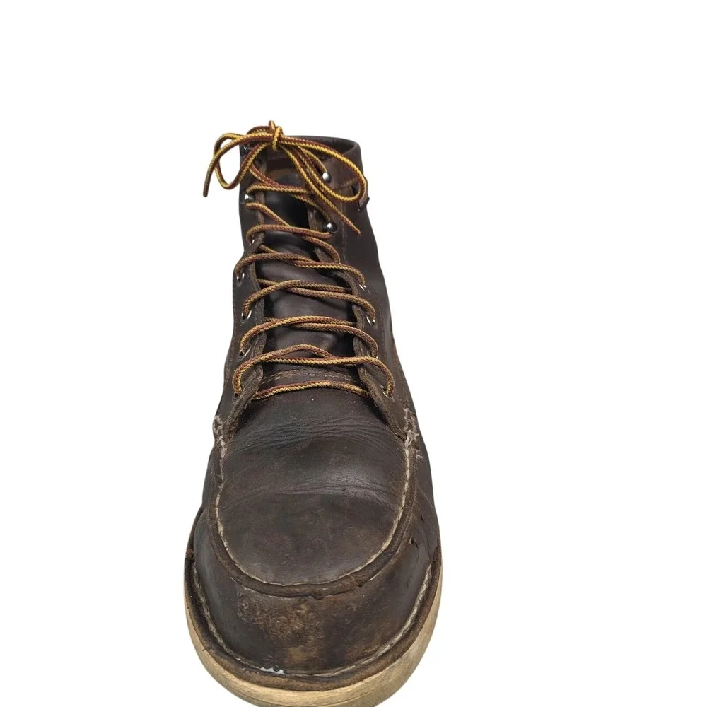 Danner Boots Mens Size 12 Brown Leather‎ Bull Run Moc 6 Steel Toe Work Safety